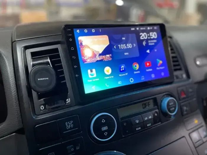 Магнитола для Volkswagen Multivan T5 2003-2015 - Teyes CC2 PLUS монитор 9" QLED, Android 10, Быстрая, SIM-слот