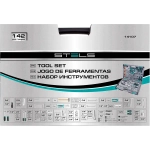 Набор инструментов, 1/2",3/8", 1/4", CrV, 142 предм. STELS 14107