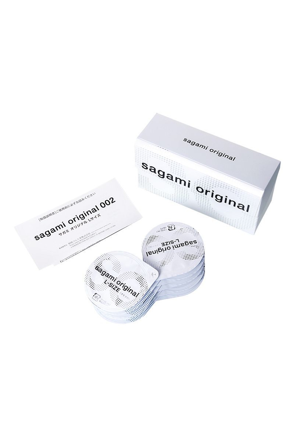 Презервативы Sagami Original 0.02 L-size увеличенного размера - 10 шт.