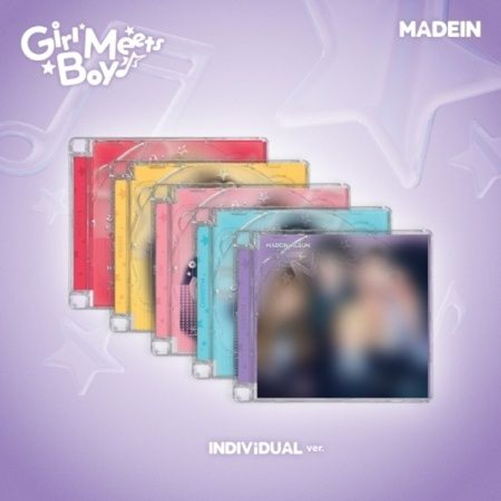 Альбом MADEIN - GIRL MEETS BOY Album RANDOM Version