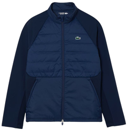 Куртка теннисная Lacoste High-Neck Quilted Sport - navy blue