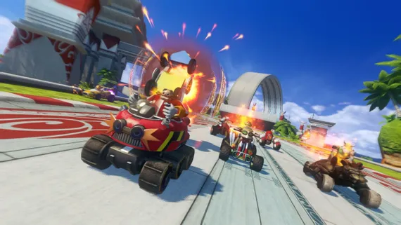 PS3 Sonic & All-Stars Racing Transformed (Б/У, Английская версия, BLES-01646)
