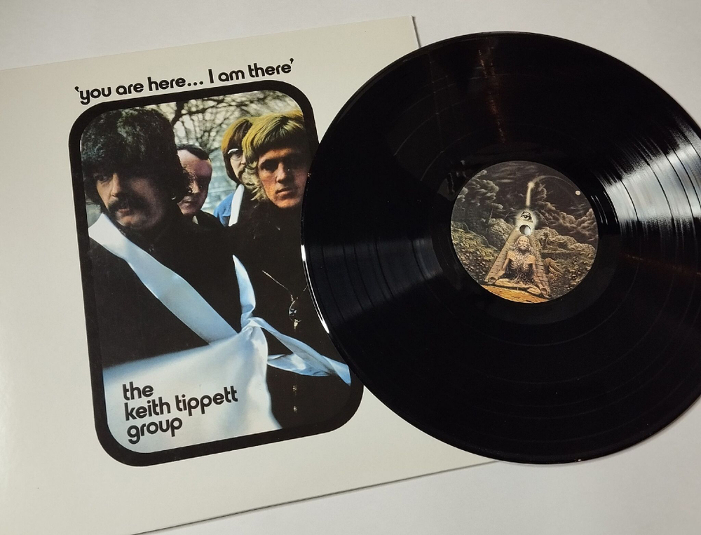 Винтажная виниловая пластинка LP The Keith Tippett Group You Are Here I Am There (Italy 2006)