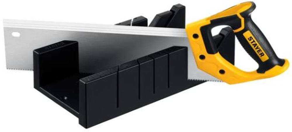 Пластиковое стусло с пилой Professional 105х55 мм, 350 мм STAYER 15395-35