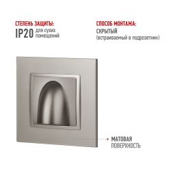 Вывод кабеля ЭРА Elegance 14-6003-16 титан | Эра Elegance