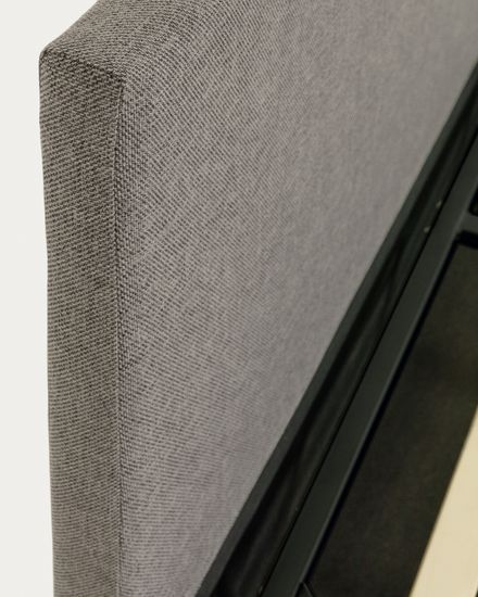Кровать c подъемным механизмом Nahiri La Forma 160x200 серая