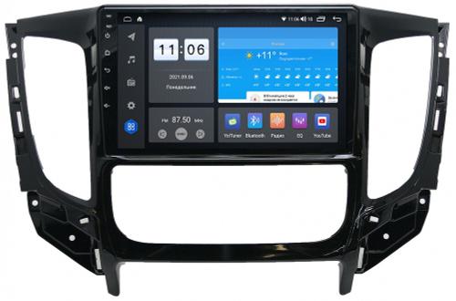 Магнитола для Mitsubishi L200 2015-2019 (климат), Pajero Sport 3 2016-2023 (МКПП), FIAT Fullback - AK383R9-MTK-LTE Android 10, SIM-слот
