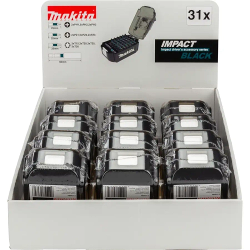 Набор насадок IMPACT BLACK Makita E-03090