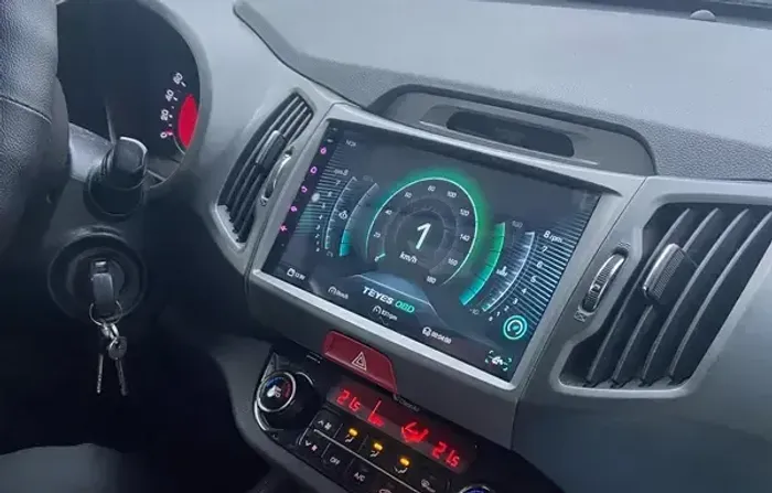 Магнитола для KIA Sportage 2010-2016 - Kuberg QLed, Android 13, Быстрейшая, CarPlay, SIM-слот