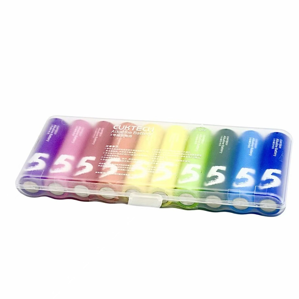 Батарейки CUKTECH AA 10 шт цветные