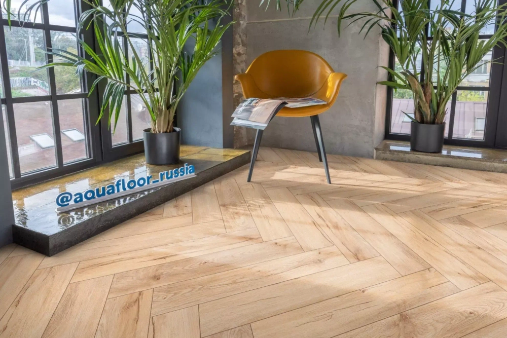 Кварцвиниловая плитка Aquafloor Parquet Glue AF2513PG