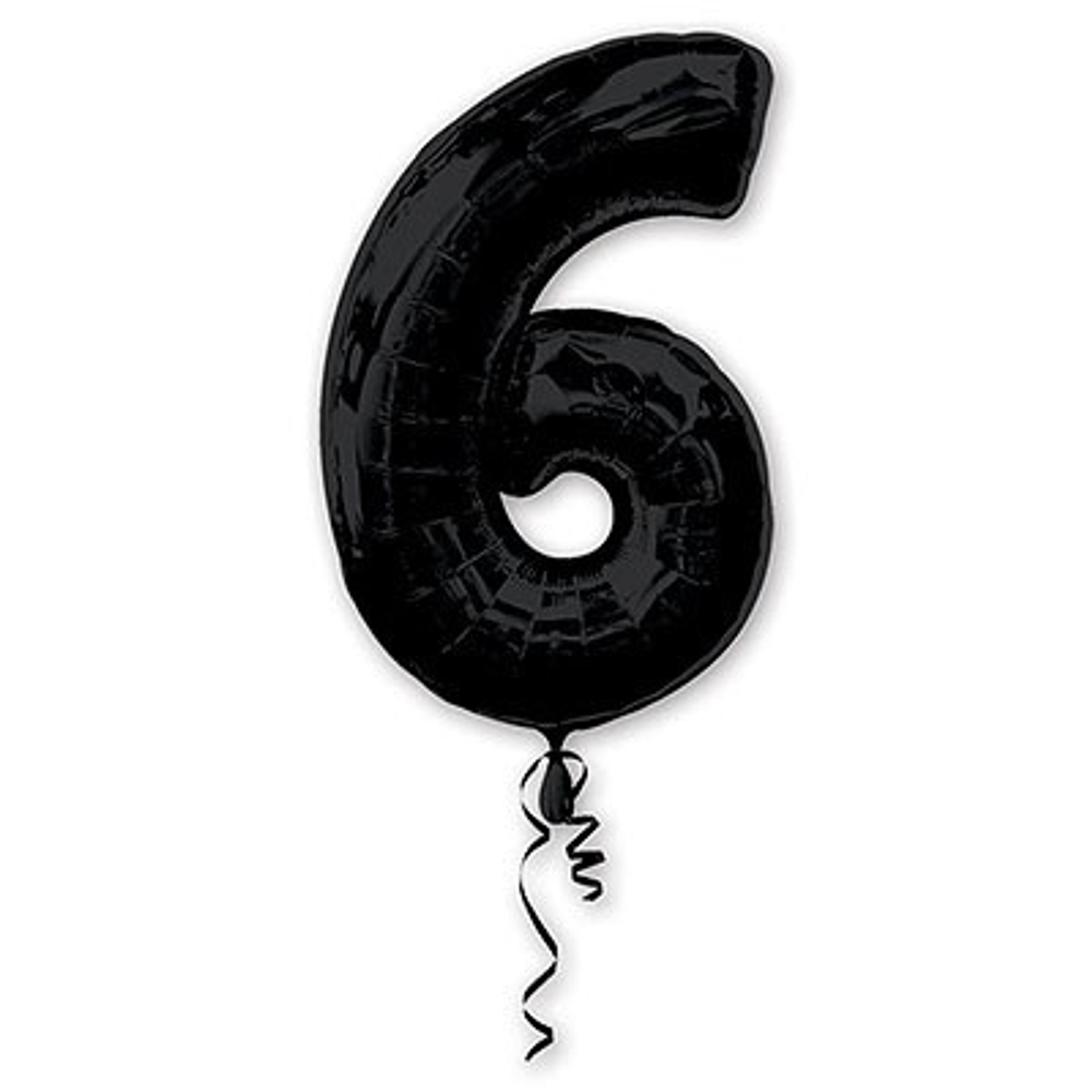 Цифра "6" (цвет на выбор) 1 шт