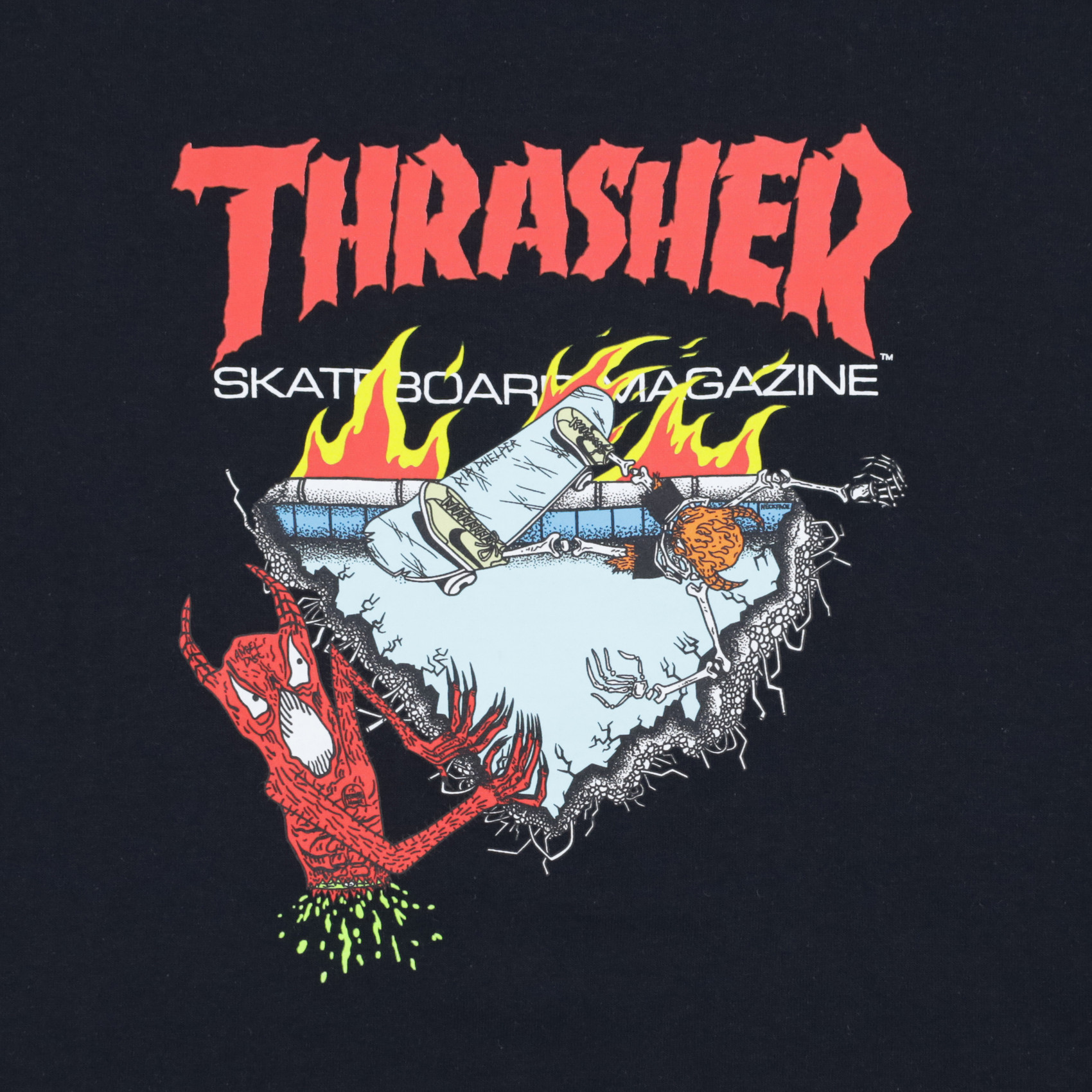 Футболка Thrasher Neckface 500 (black) артикул: - купить в магазине Дайс