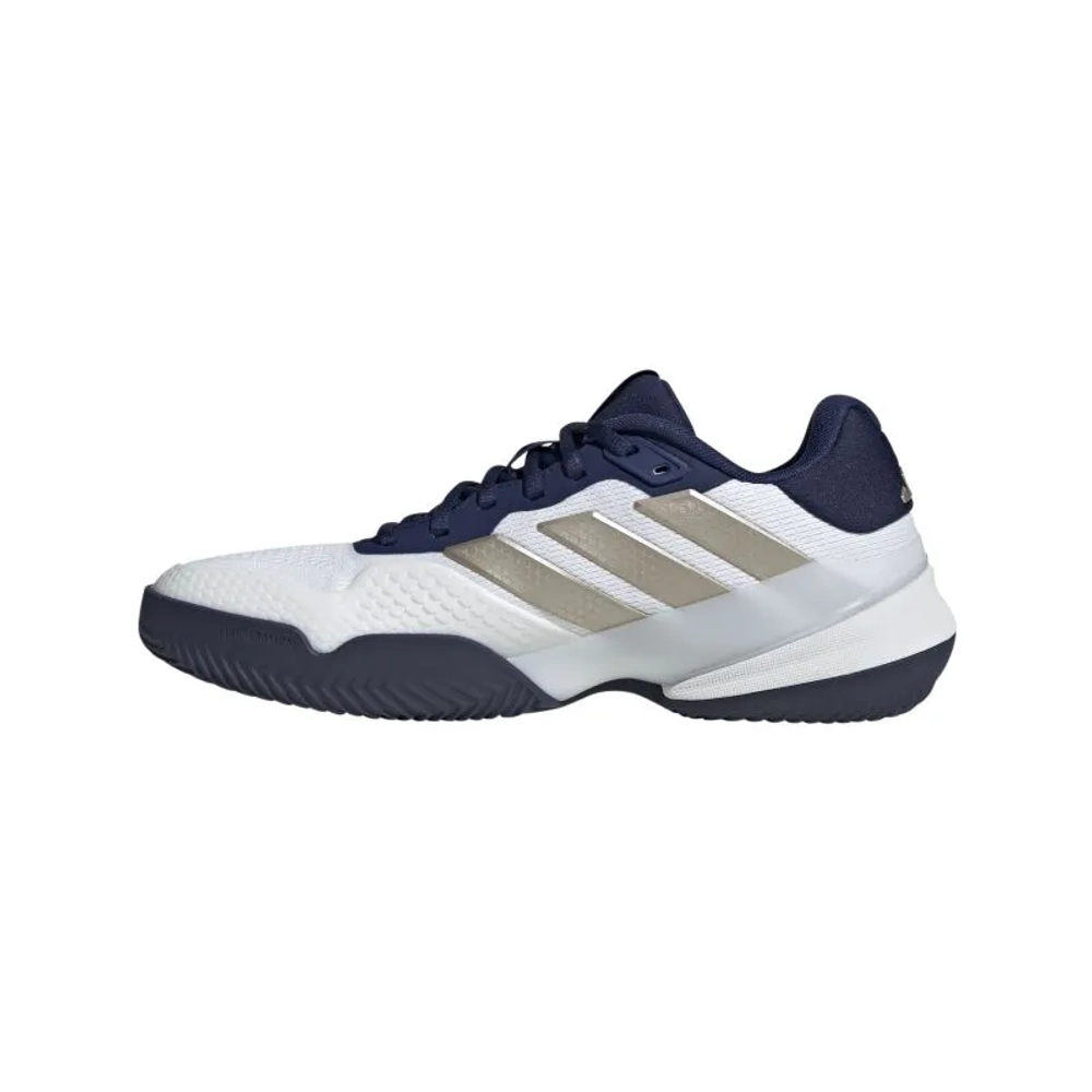 Теннисные кроссовки Adidas Barricade 14 M Clay - cloud white/cyber metallic/dark blue