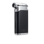 Зажигалка трубочная Colibri Pacific с тампером, черный-оружейная сталь