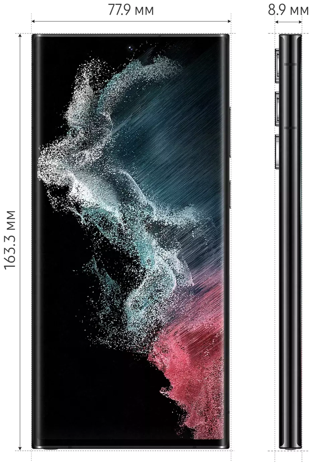 Samsung Galaxy S22 Ultra 5G 256GB Phantom Black (SM-S908E)