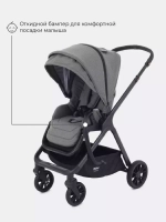 Коляска детская MOWBaby "MOVE" MB402 2в1 Grey (2023)