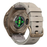 Garmin Fenix 9 Pro — 43 мм AMOLED Autumn Gold Titanium Bone Leather Band