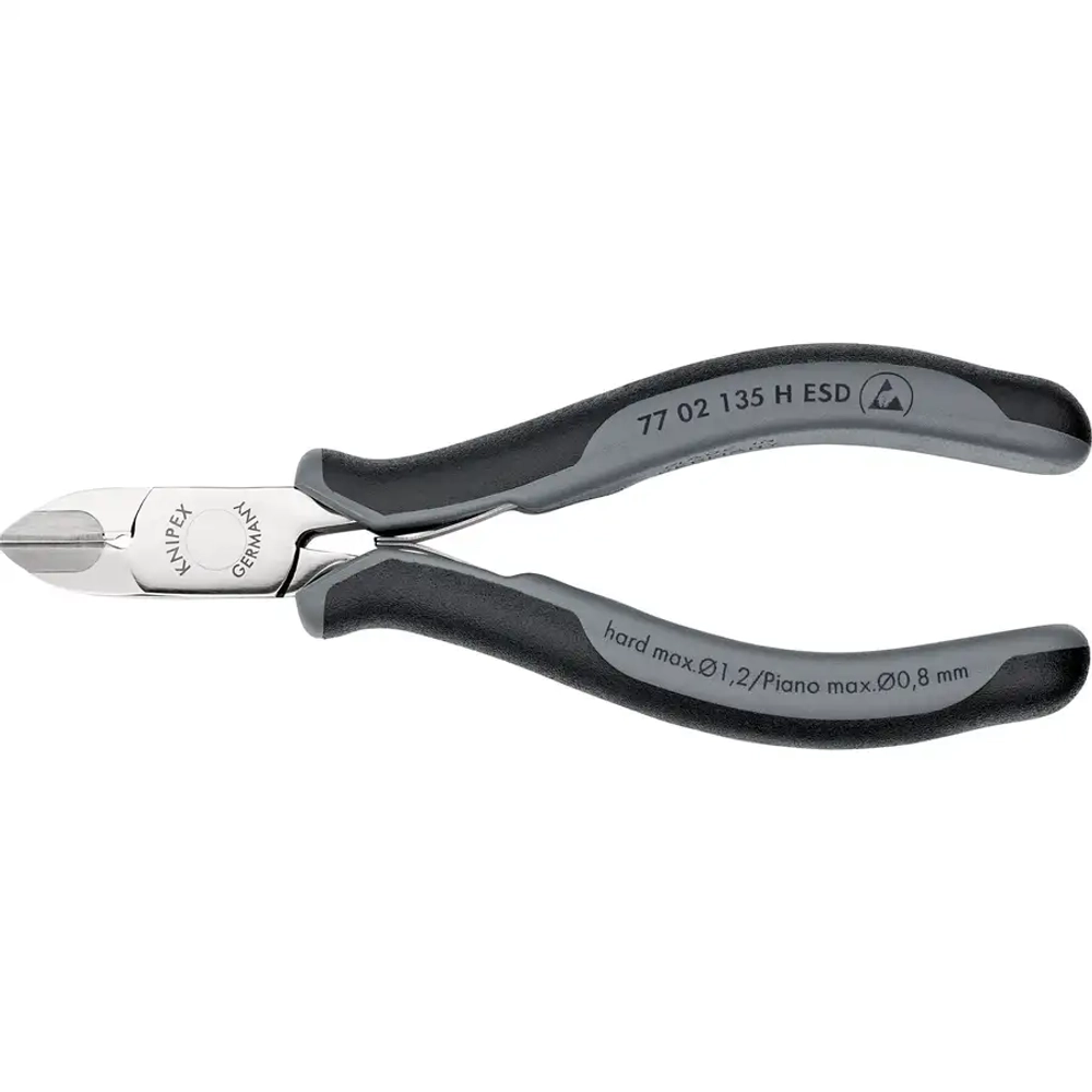 Кусачки боковые для электроники антистатические 135 мм Knipex 77 02 135 H ESD