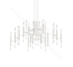 Pendant design lamp  THE LIGHT by Alma 60 lampshades (White)