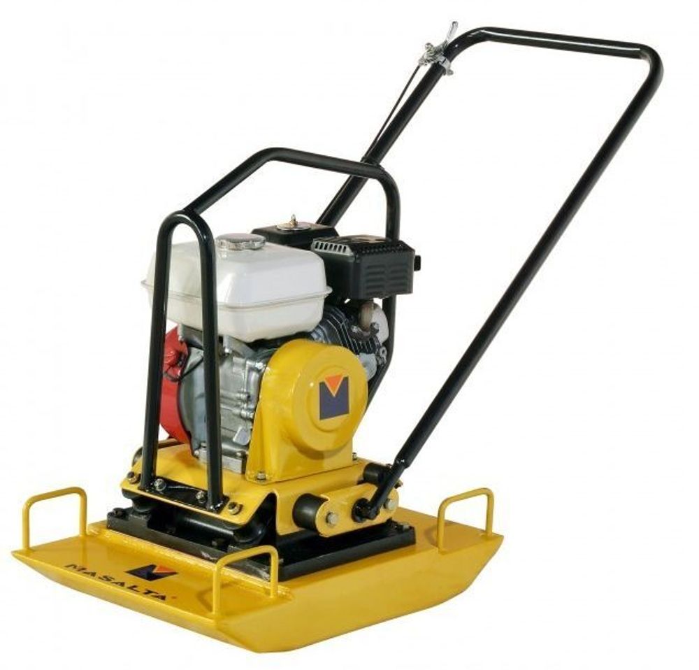 Виброплита бензиновая Masalta MS 100-4 - [93 кг / 19,8 кН / Honda GX160] ручной пуск