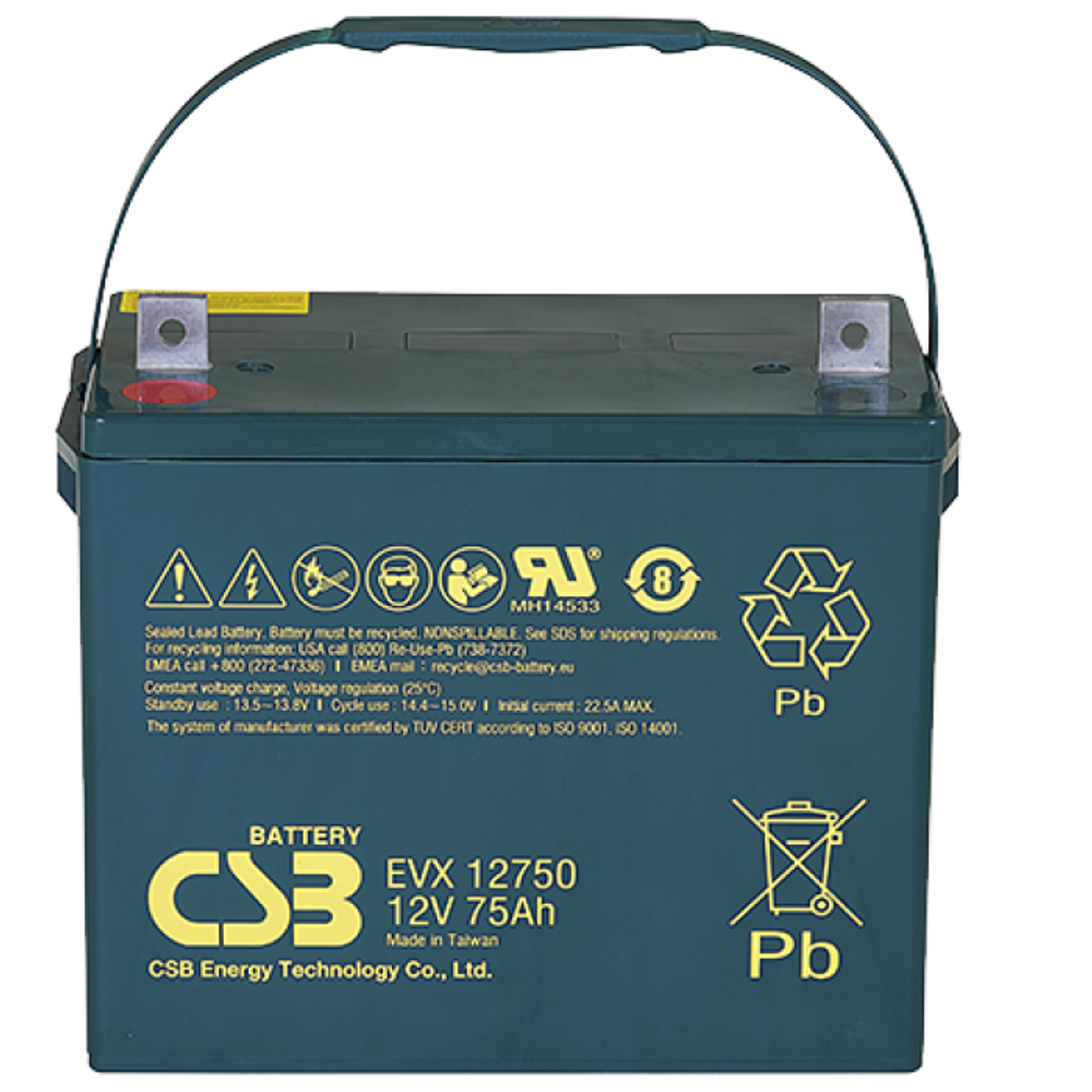 Аккумулятор CSB EVX12750 - AGM ( 12В / 75Ач ) Аккумулятор CSB EVX12750 - AGM ( 12В / 75Ач )