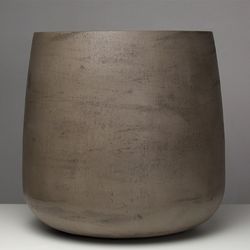 Кашпо CONE SMOKEY GREY D24 H26