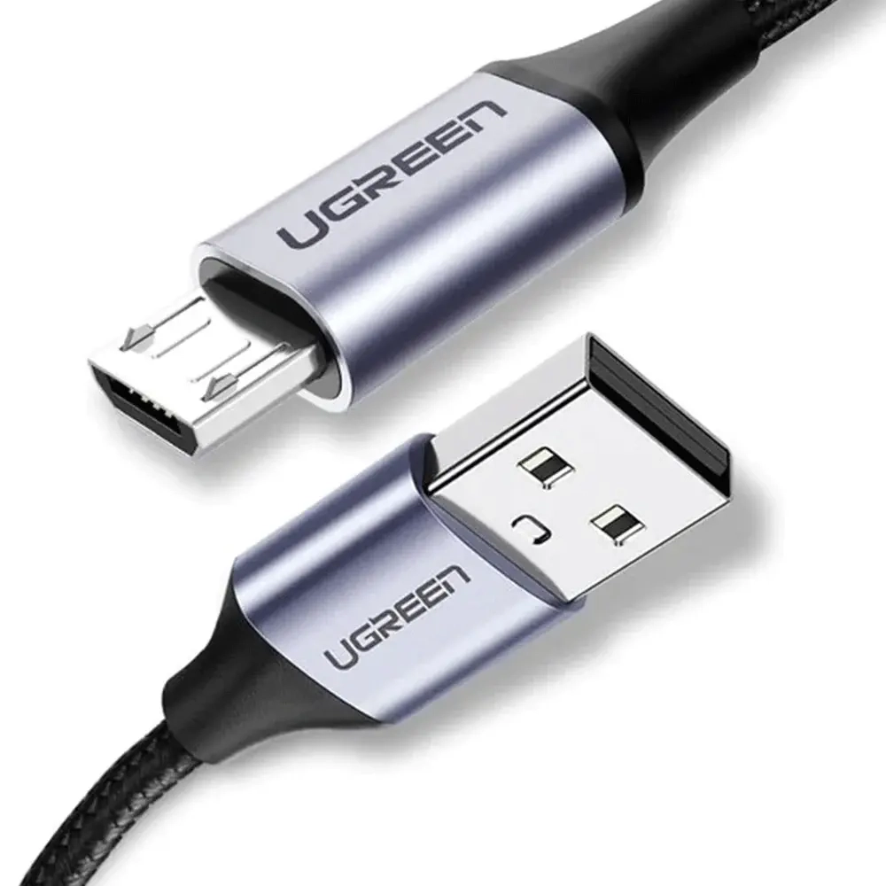 Кабель USB 2.0 - micro USB, 480Mbps, 2A, QC3.0, 18W, 1m UGREEN 60146