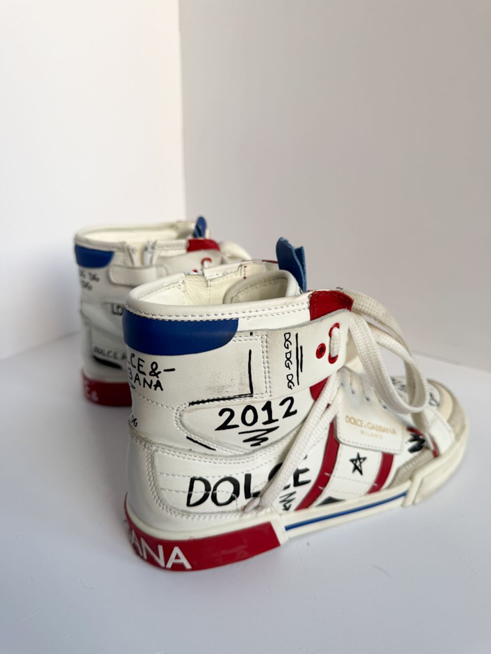 Кожаные кеды Dolce & Gabbana, 33