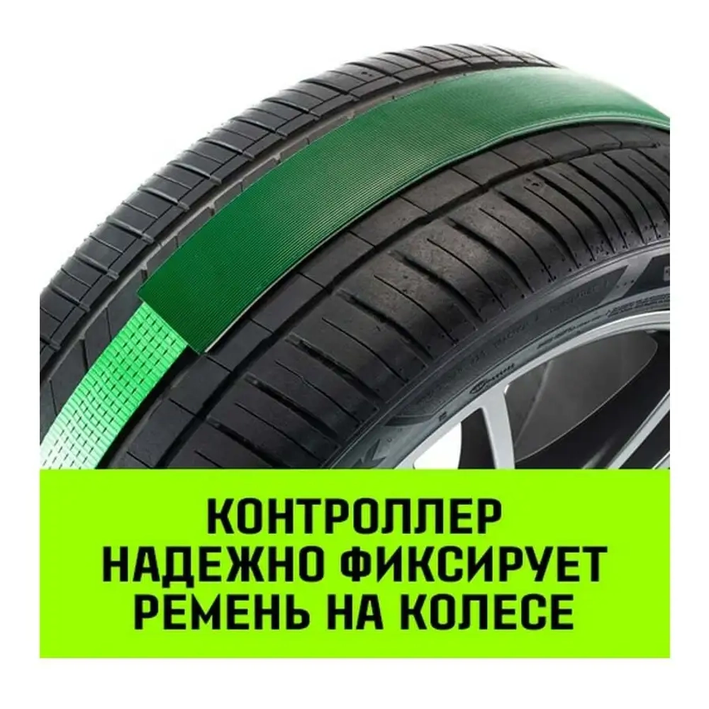 Ремень стяжной REGULAR 50мм STF 400 Dan 3000кг 3м резин. контр 750мм поворотн J-крю HITCH SZ068108
