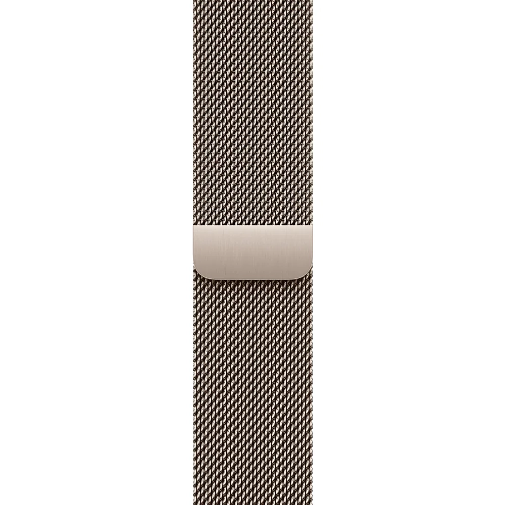 Умные часы Apple Watch Series 11 GPS + Cellular, 42mm, Gold Titanium Case with Natural Milanese Loop