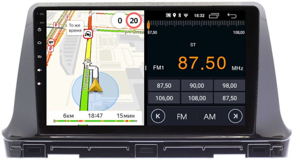 Магнитола для KIA Seltos 2020+ - Parafar PF282LUX2FHD на Android 13, CarPlay, 4G SIM-слот
