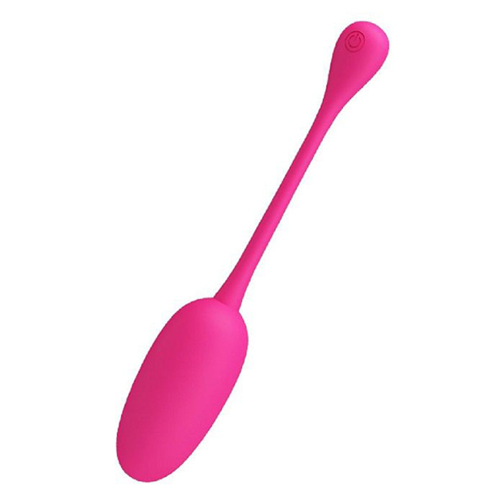 Розовое перезаряжаемое виброяйцо 18,6см Baile Pretty Love Knucker BI-014786