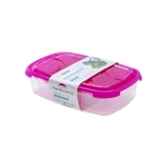 Набор контейнеров для хранения продуктов DRINA Frigo Плюсрозовый