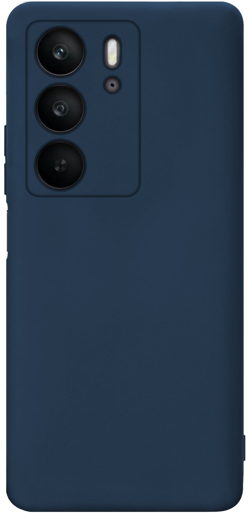 Мягкий Soft Touch чехол из силикона для REALME C75 4G (не 5G) с бархатной подкладкой