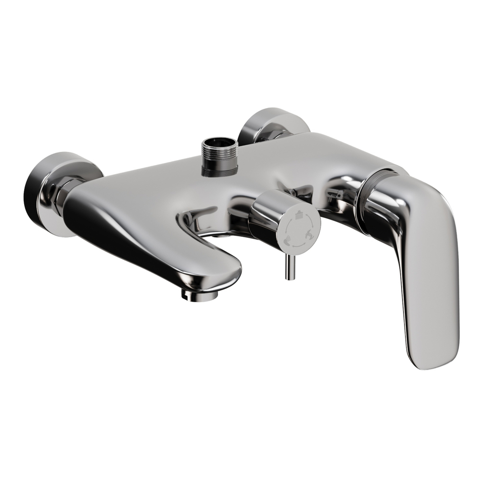 Душевая система 40к MIXLINE МЛ2410 (ML2410) излив лейка 5 позиций +лейка "Тропический душ" ХРОМ