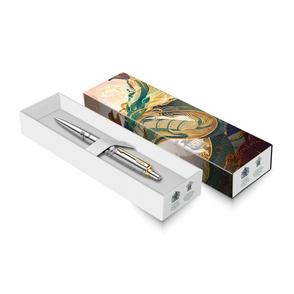 Шариковая ручка с чехлом Parker Jotter Dragon Special Edition