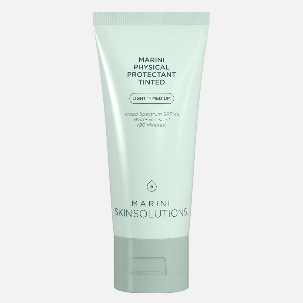 MARINI SKINSOLUTIONS Physical Protectant Tinted SPF45 (Light to Medium) Солнцезащитный крем с тональным эффектом Medium c SPF45, 57 г