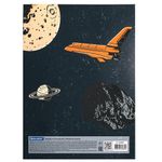 Тетрадь на кольцах А5 175х215 мм, 120 л., твердый картон, клетка, BRAUBERG, "SpaceX", 404081