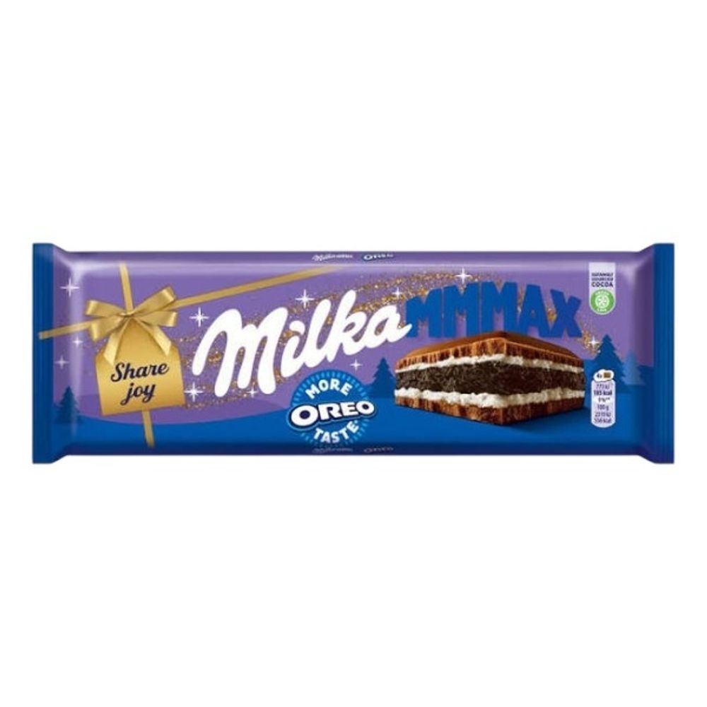 MILKA шок плитка 300гр Oreo (Милка Орео МАКС)