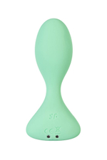 Зеленая анальная втулка с вибрацией Satisfyer Trendsetter (Цвет: зеленый)