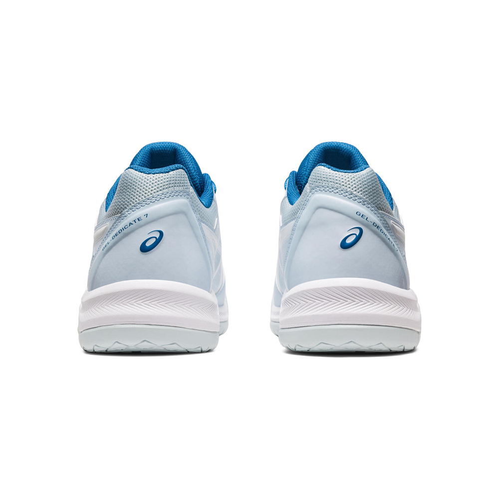 Женские теннисные кроссовки ASICS Gel-Dedicate 7 All Court Shoe Women - Light Blue, White