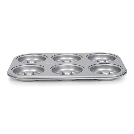 Форма для выпечки пончиков на 6 ячеек Patisse Silver 32х22х2.5 см