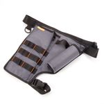 Сумка рыболовная поясная "СЛЕДОПЫТ" Fishing Pocket Hip, 30х22х6 см, цв. серый, без коробок/10/