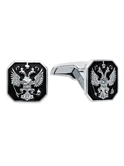 Запонки ювелирные с двуглавым орлом