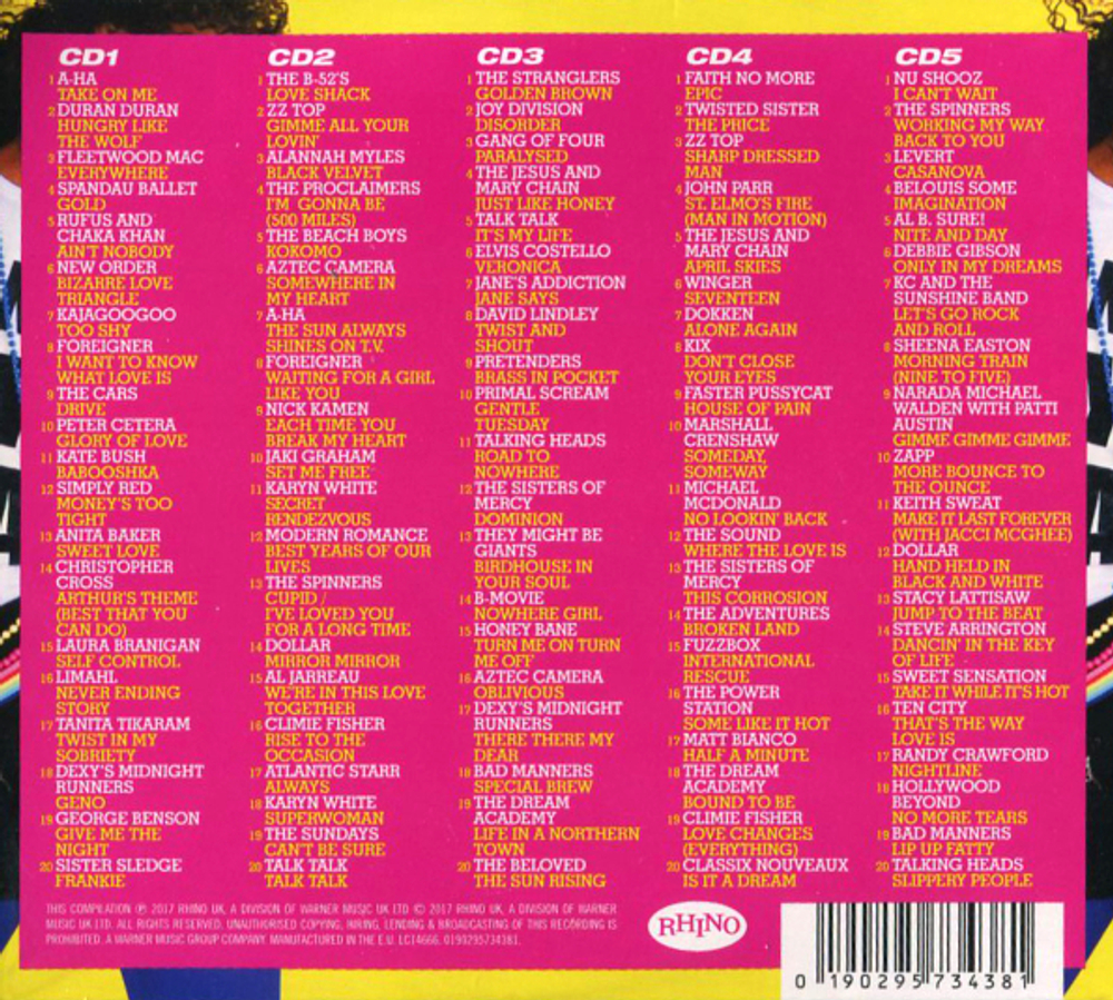 Сборник / 100 Greatest 80s (5CD)