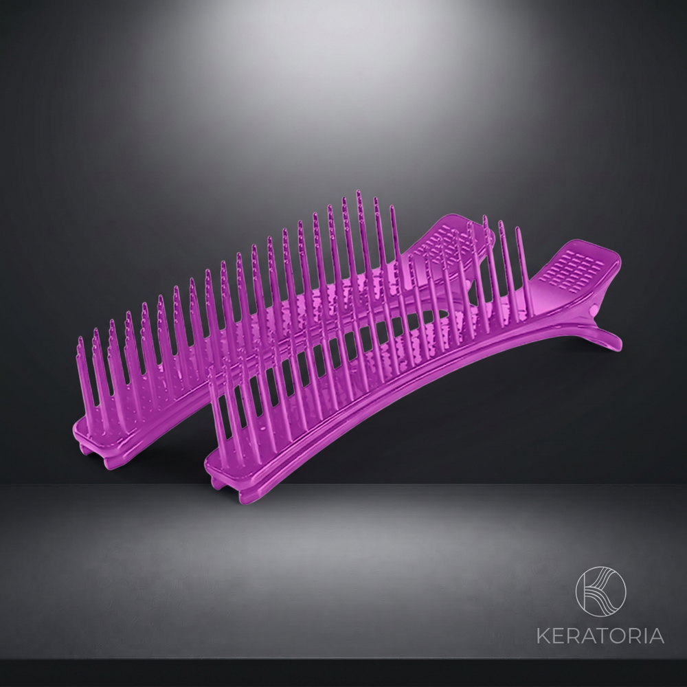 Зажимы пластиковые с зубчиками Keratin Tools, 2 шт.