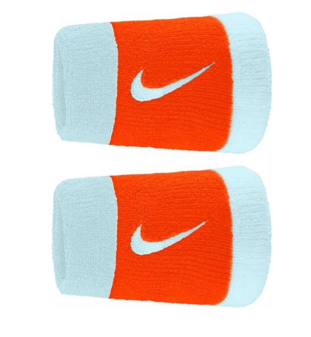 Теннисный напульсник Nike Swoosh Double-Wide 2P