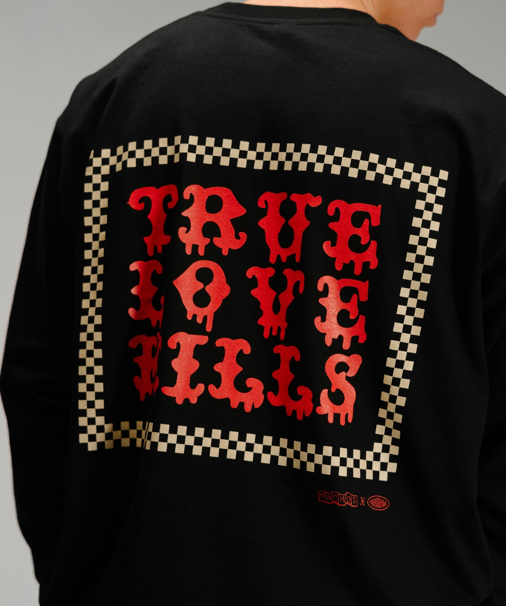 Лонгслив ПОДПОЛЬЕ TRUE LOVE Черный