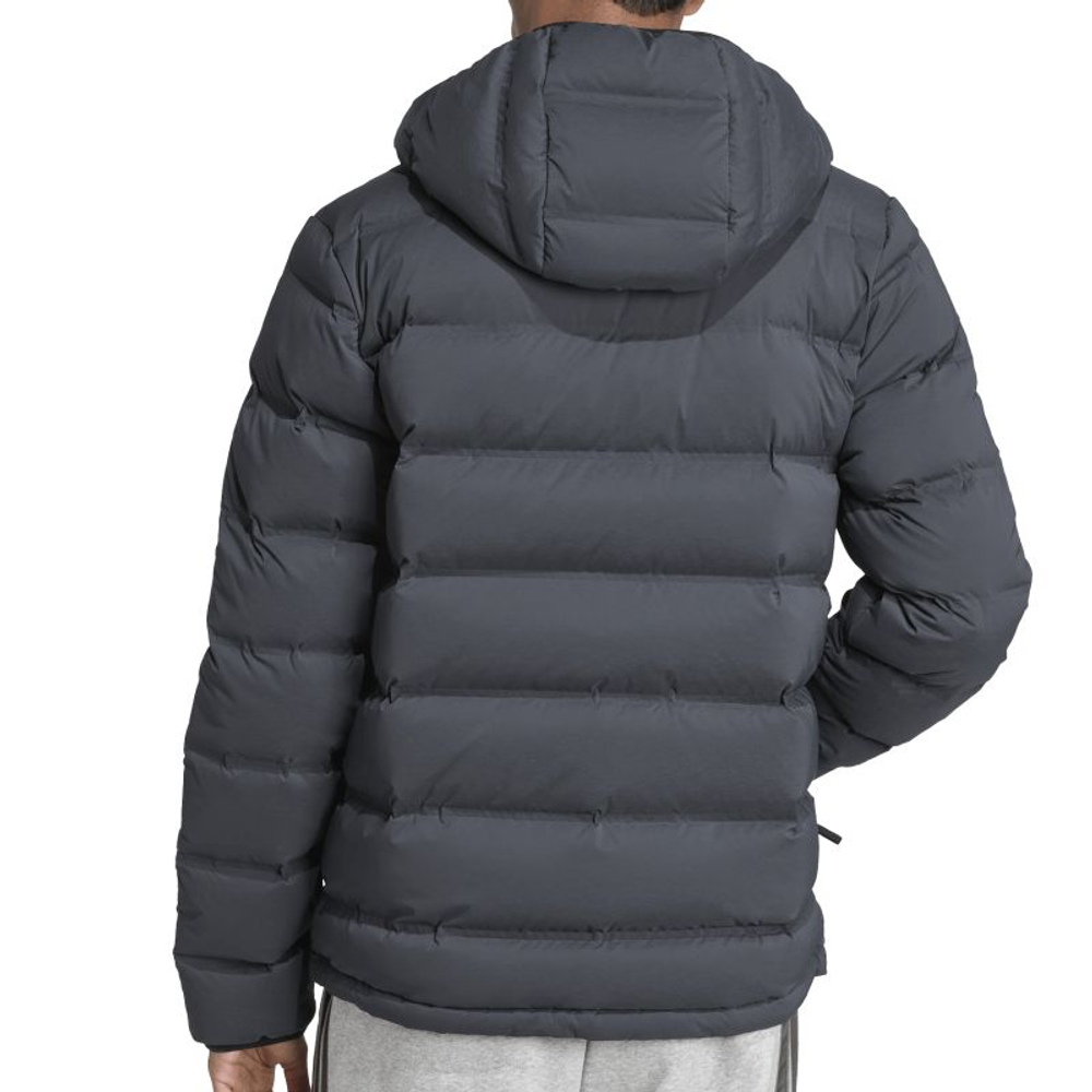 Куртка теннисная Adidas Helionic Stretch Hooded Down - black